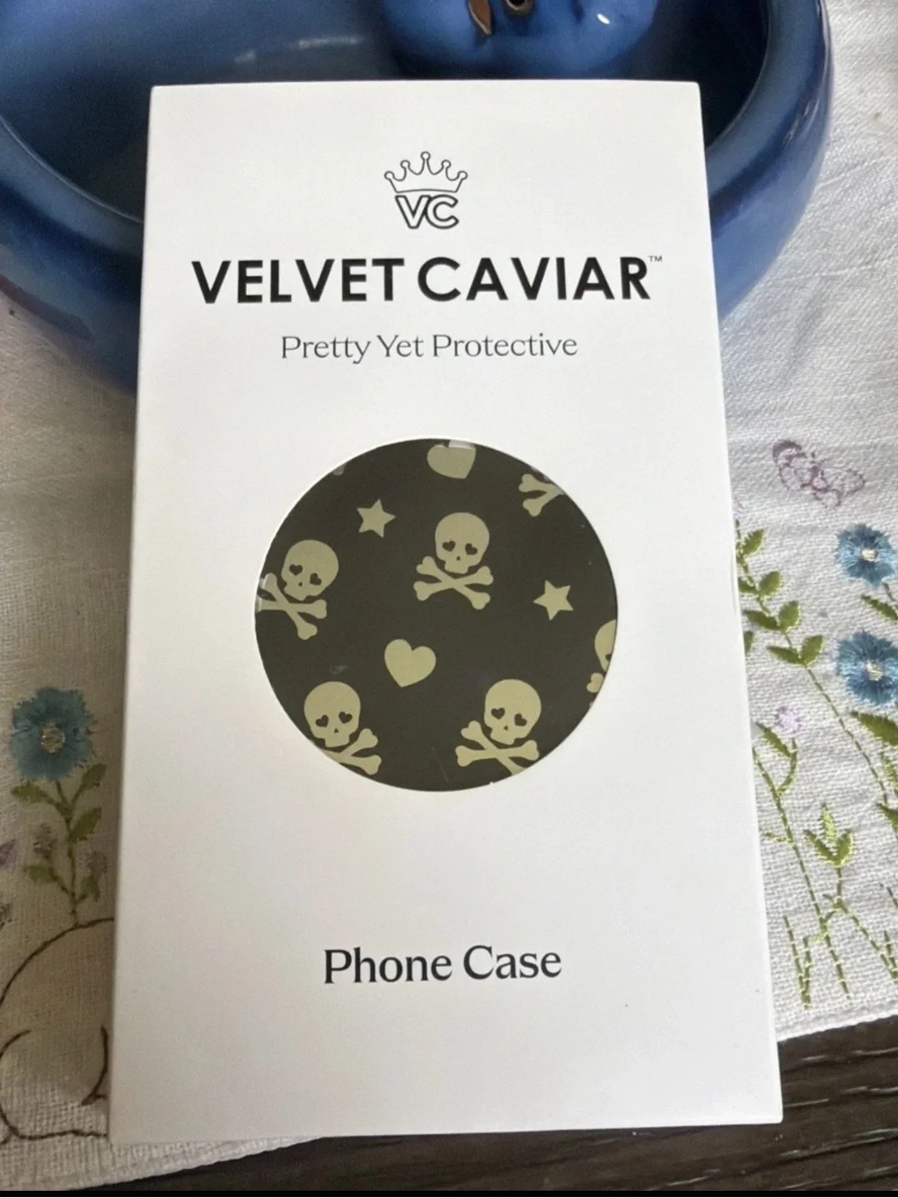 Velvet Caviar Skull And Crossbones Foil for iPhone 13 Pro Max